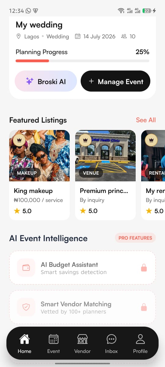 Owambe Planner featured listings