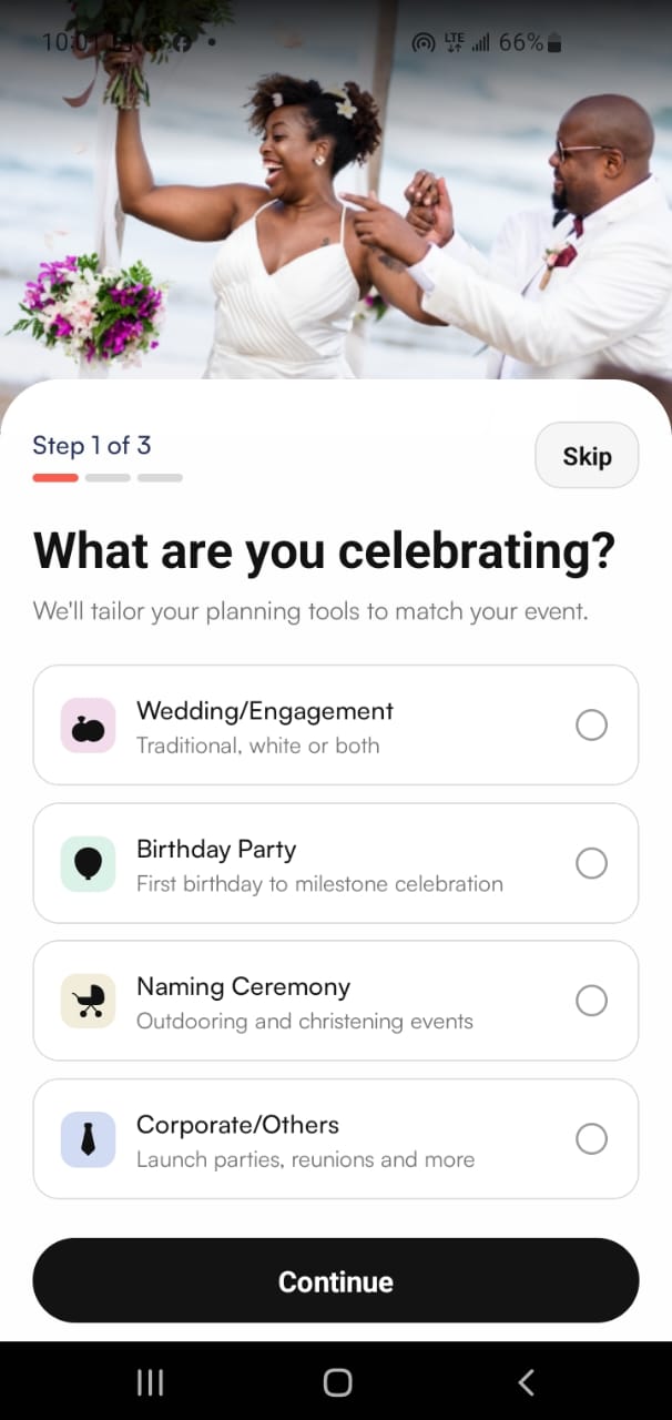 Create your event